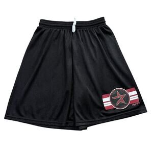 Vintage Houston Astros Majestic Black Mesh Athletic Shorts Size Medium